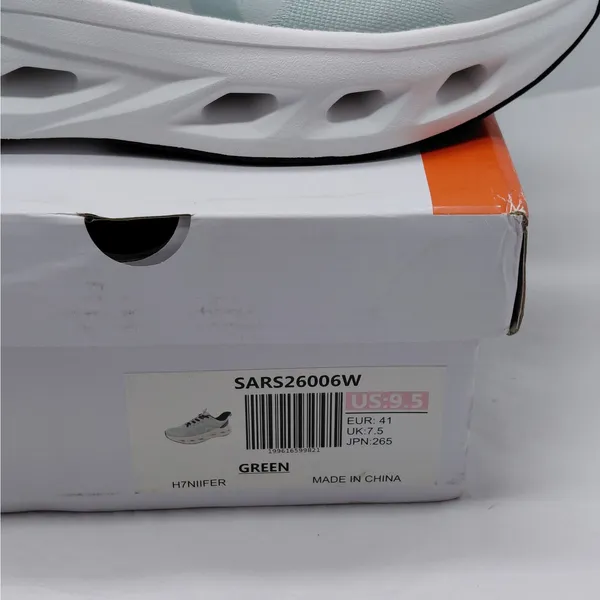 ALLSWIFIT Womens Running Sneakers Size 9.5 Green Blue Sporty Athletic Shoes - Image 9