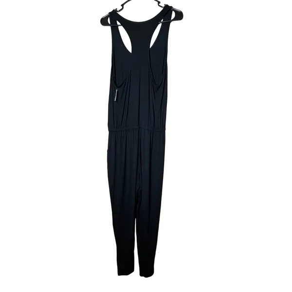 NWT Aerie Black Racerback Drawstring Waist Jumpsuit Women's‎ Size M - Image 7