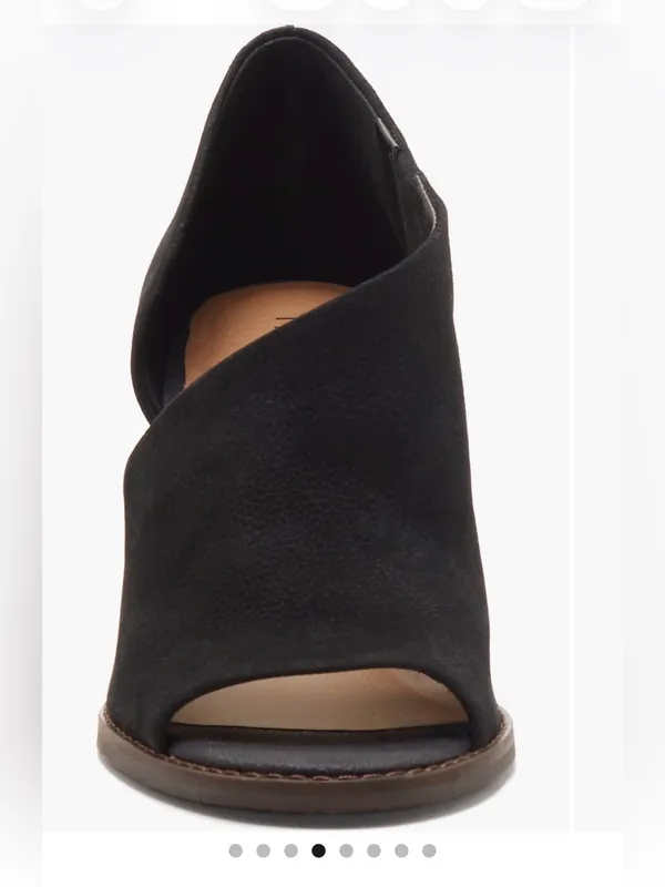 New In Box Lucky Brand Jaxy Open Toe Wedge Sz 7.5 - Image 5