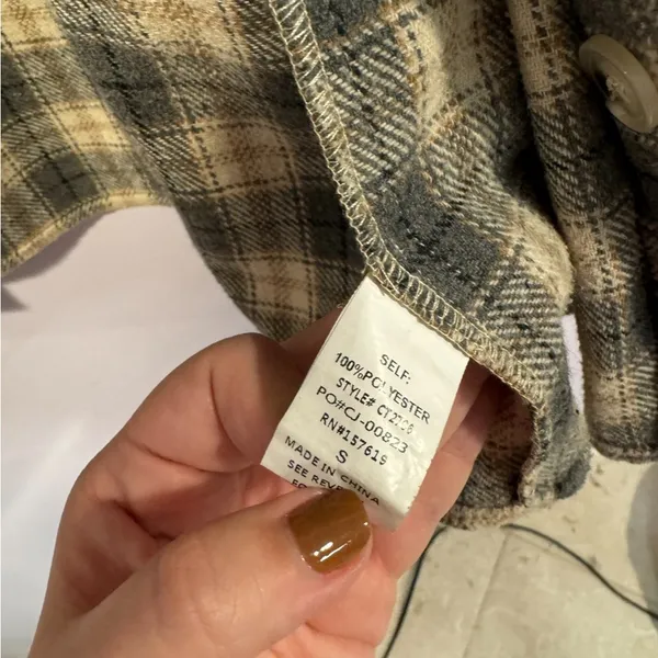 Cloud Ten boutique plaid shacket‎ - Image 4