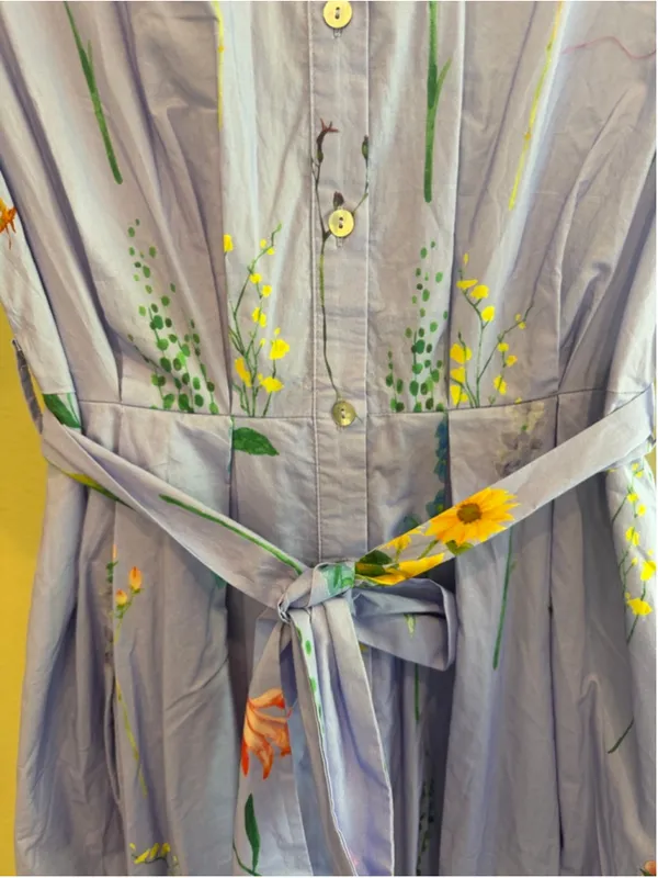 Entro Remington Floral Print Midi Dress Size S - Image 6