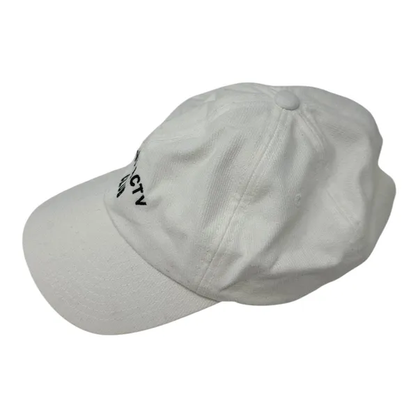Vuori Active Club White Baseball Cap Adjustable Strapback Hat Cotton - Image 2