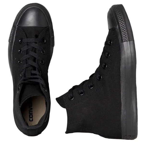 Converse ✨ Chuck Taylor All Star Hi Black Monochrome✨ - Image 4