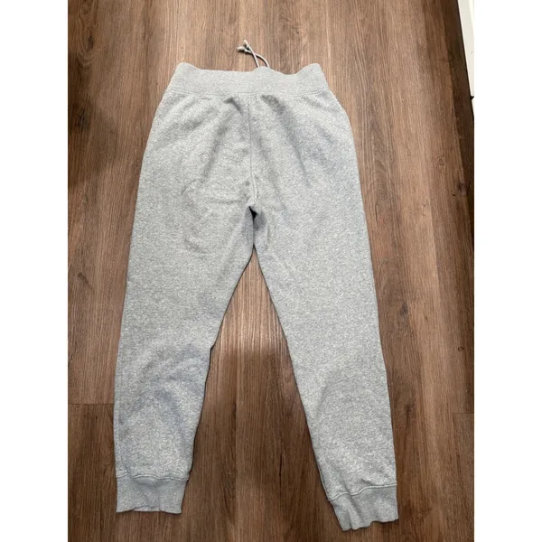 Nike Womens Sportswear Essential Fleece Joggers Gray High Rise Pants M 4070 - Image 3