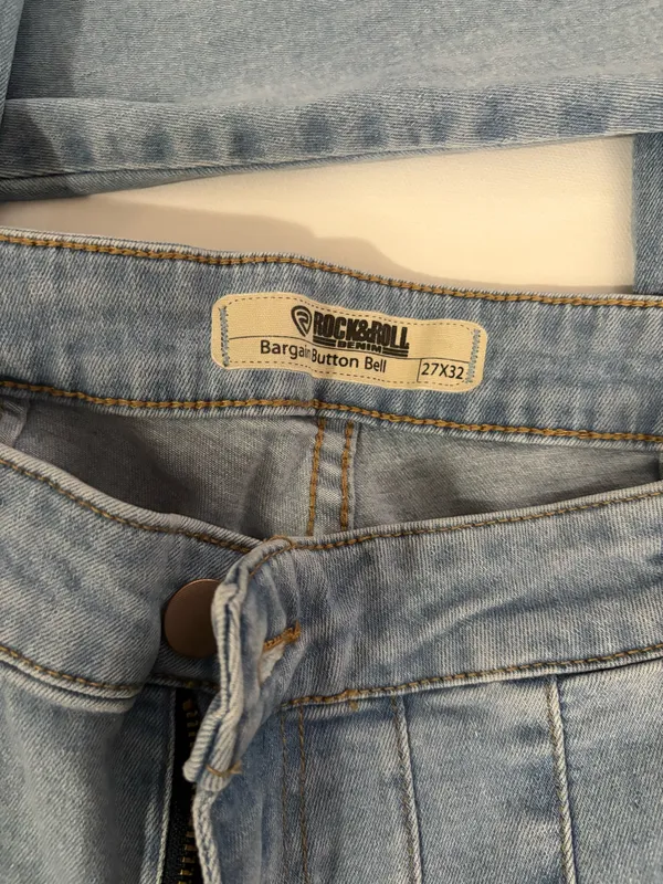 Rock & Roll Cowgirl Denim Jeans Bell Rock & Roll Bottom - Image 2
