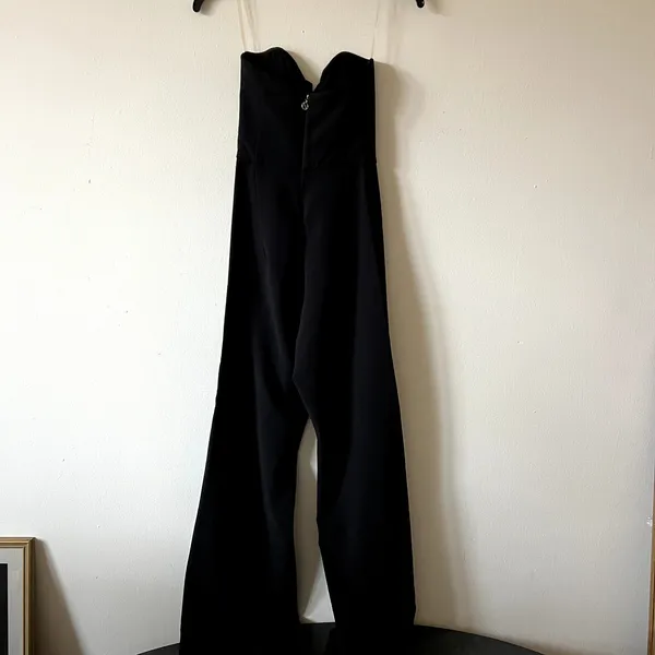 Nookie Black Diamond Strapless Wide Leg Jumpsuit size XS Black J1 - Image 7