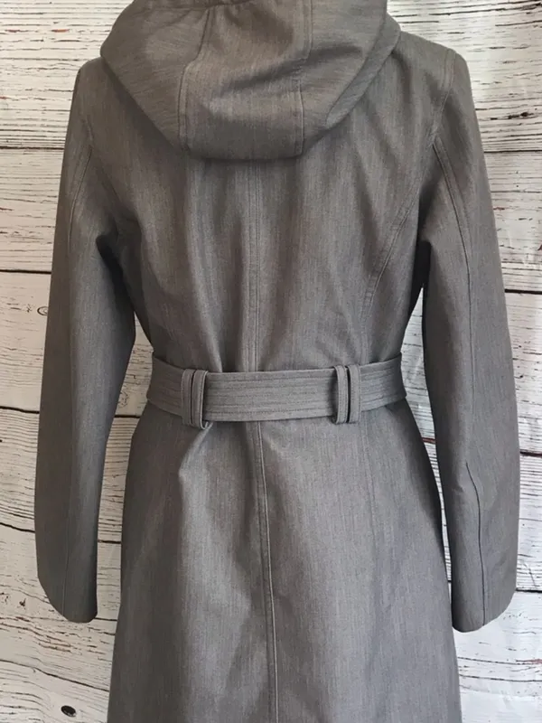 Metro by Kristen Blake Gray Trench Coat S - Image 8
