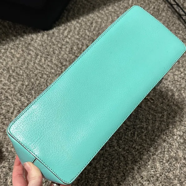 Kate Spade Aqua Blue Satchel - Image 4