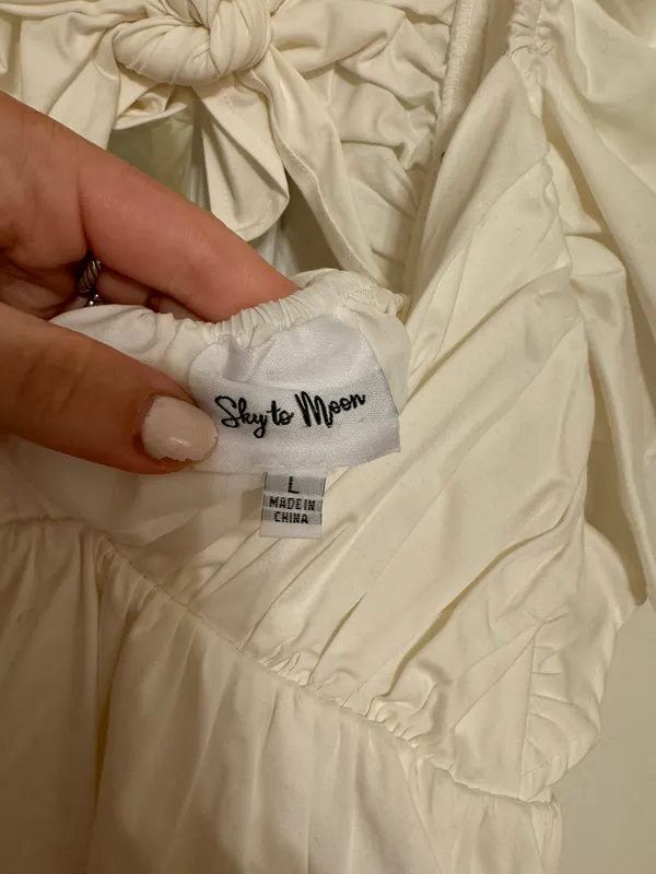 Sky to Moon White Dress - Image 5