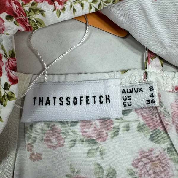 Thatssofetch Lyara Crop Rose Floral‎ - Size 4 - NEW With Tags. - Image 12