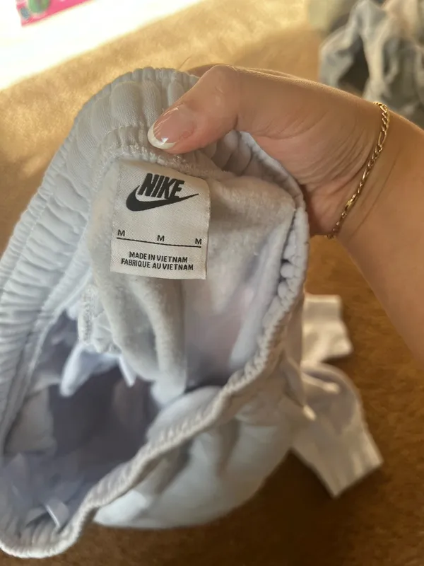 Nike Sweatpants White - Image 3