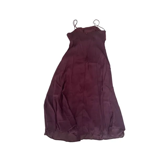 Aspeed Vintage Y2K Plum Purple Lace Bow Formal Gown Dress Made‎ in USA Womens - Image 4