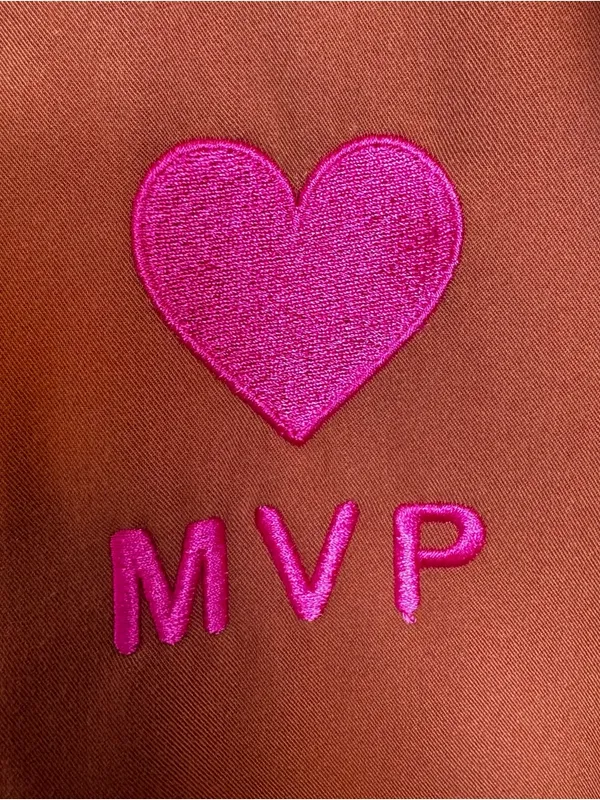 Figs Muted pink scrub top cap sleeve MVP heart ladies work wear pocket utility L - Image 4
