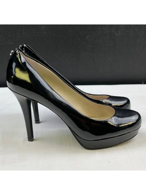 Michael Kors Women's Black Shoes/Platform Heels Sz 7.5M SKU 4666 - Image 4