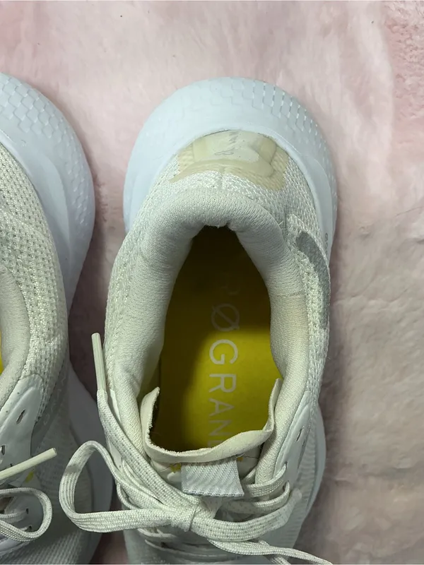 Cole Haan zero grand White Athletic Sneakers with Yellow Accents b104 - Image 3