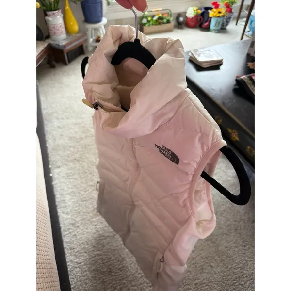 The North Face Down Puffer Vest 600 in white small - Image 2