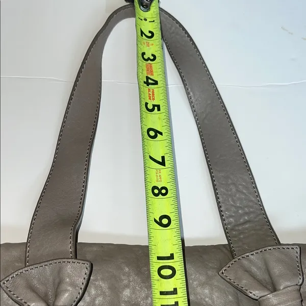 Lucky Penny shoulder bag with rich Chevron leather accents vintage unique style - Image 7