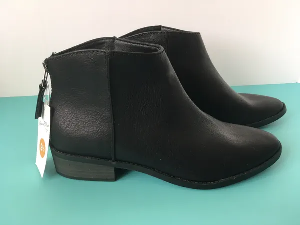 Black Ankle Boots, Size 9 1/2 - Image 3