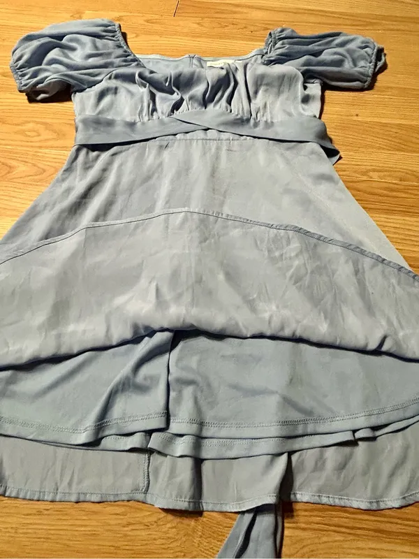 Altar'd State dusty Blue Mini Dress Ladies/jrs XL - Image 3