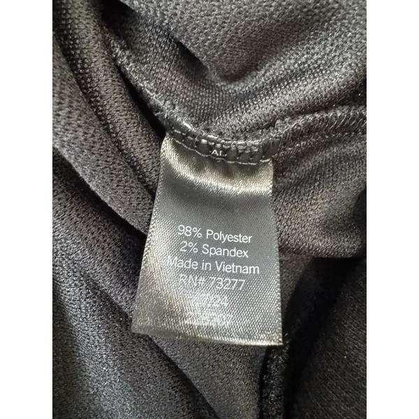 Simply Vera Vera Wang Sweater Size L Black Long Sleeve Half-Zip Pullover Women's - Image 11