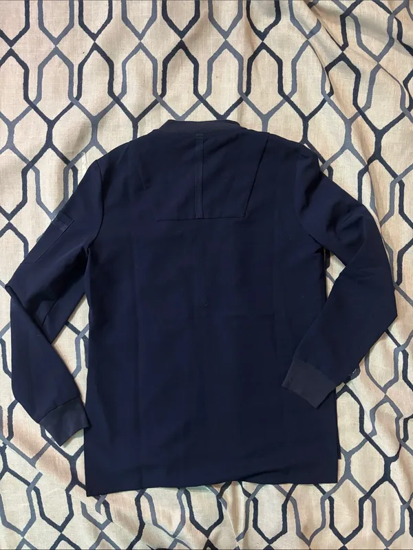 FIGS Bellery Scrub Jacket for Women - Navy classic bomber jacket Size XXS - Image 9