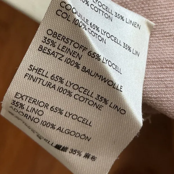 Free People High Rise Cargo Utility Pants Mauve Brown Lyocell Linen Size 2 - Image 6
