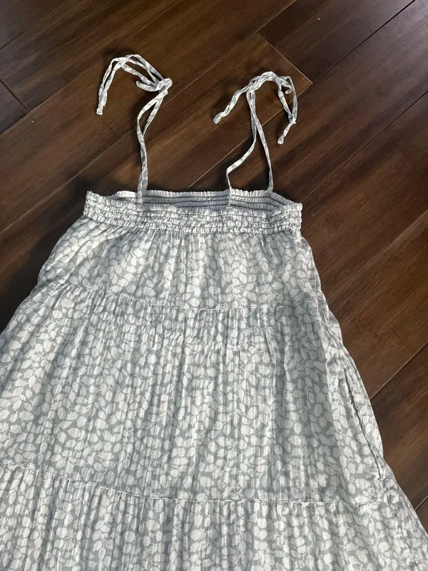 Abercrombie Lined Leaf Shoulder Prairie Girl Tie Top Or Dress - Image 3