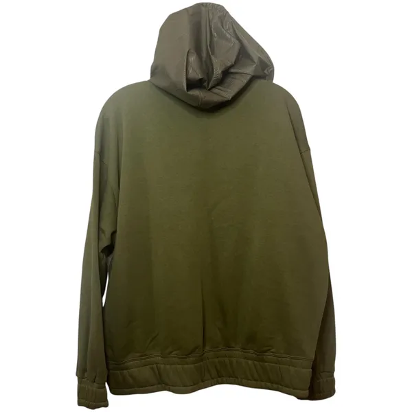 Nike Icon Clash Olive Green Half Zip Hoodie Windbreaker‎ Panel Pullover Sz M - Image 7