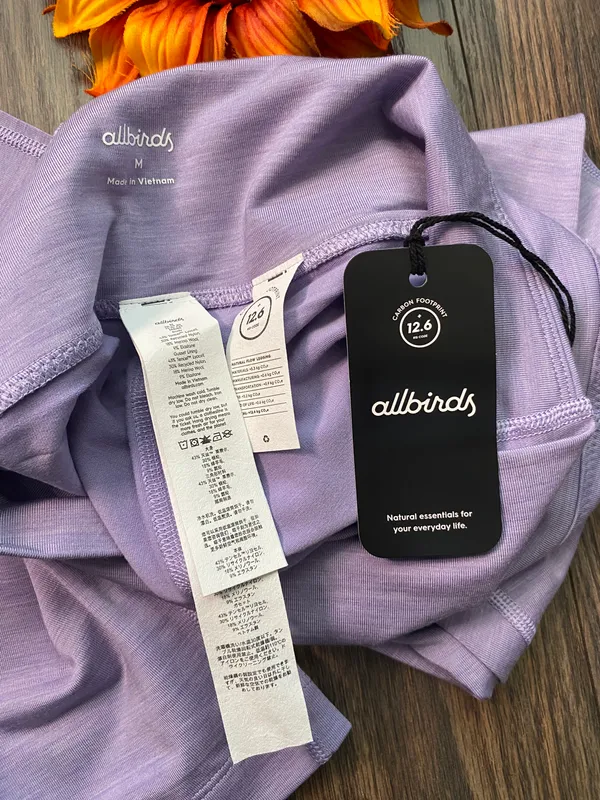 Allbirds NWT Natural Flow Purple Hush Leggings MEDIUM - Image 8