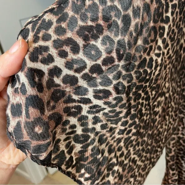MIA JOY JOYFOLIE Leopard Print Kimono One Size - Image 6