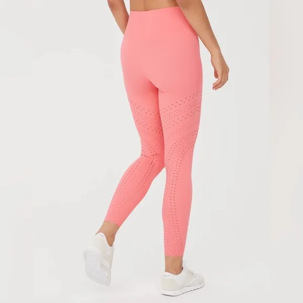 NWOT Offline By Aerie Goals Lasercut 7/8 Hi Rise‎ Pink Real Good Leggings - Image 5