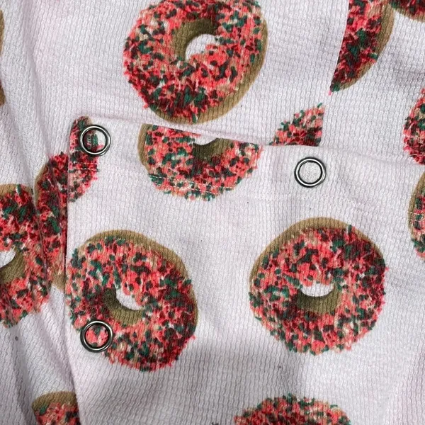 VICTORIA'S Secret PINK Donut Long Jane Thermal Onesie Size Small - Image 9
