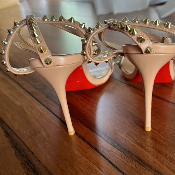 CL So Me Nude Stiletto Heels with Red Soles - EU 41 - Image 5