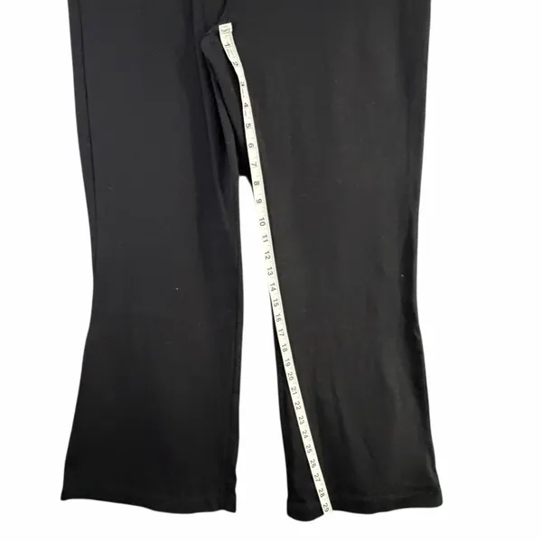 Reserved‎ Flared Sweatpants Size M Black Cotton Jersey Lounge Comfort Athleisure - Image 8
