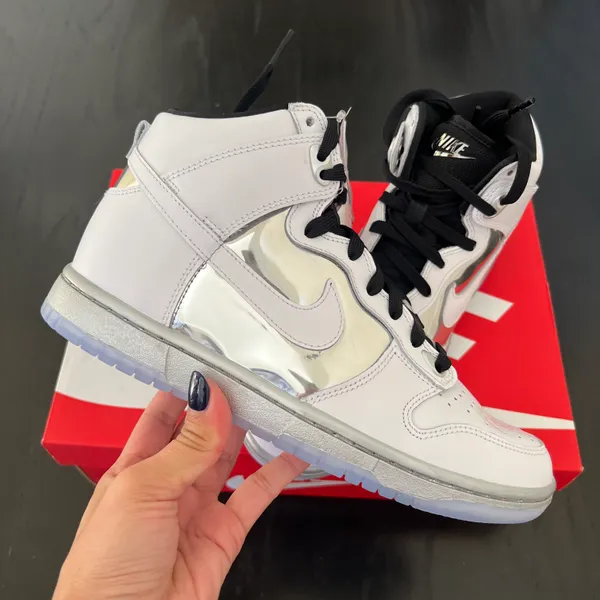 Nike NIB  Dunk High Chrome - Image 3