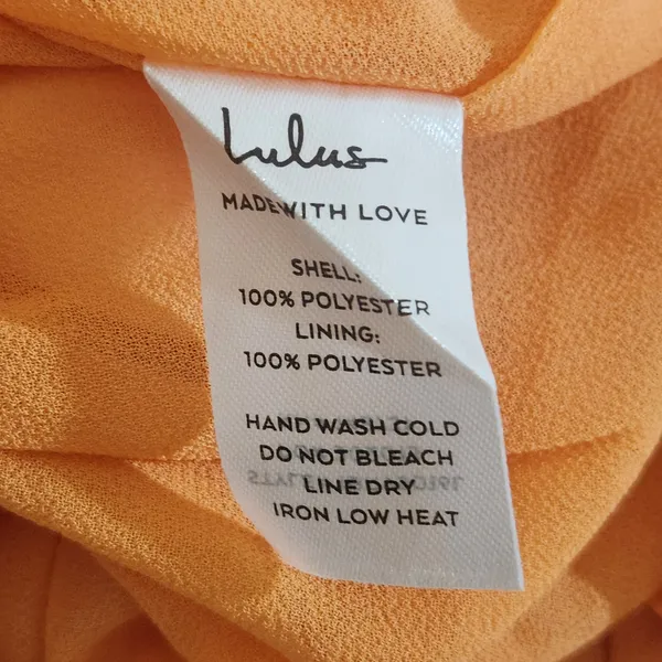 Lulus White and Orange Strapless Romper with Tie Front NWT Size Medium - Image 9