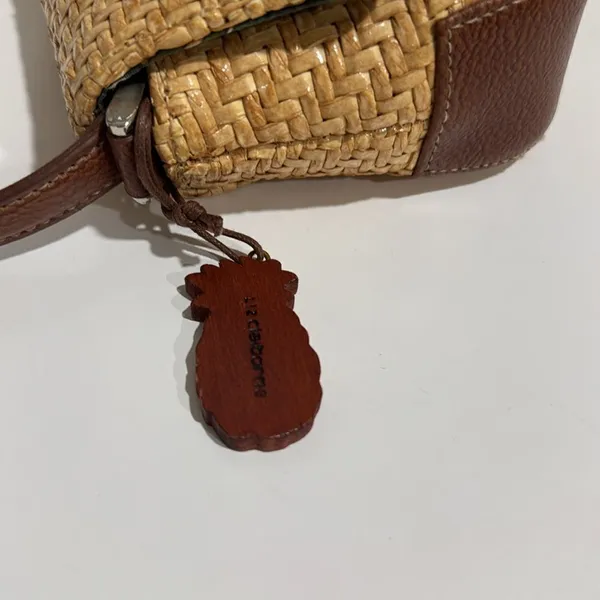 Liz claiborne wicker shoulder purse EUC - Image 5