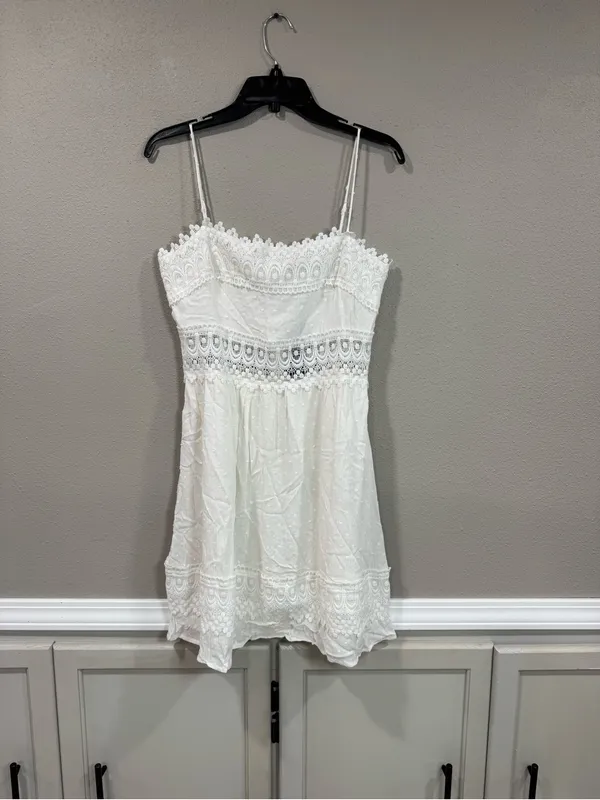 NWT Papermoon White Lace Dress - Image 3