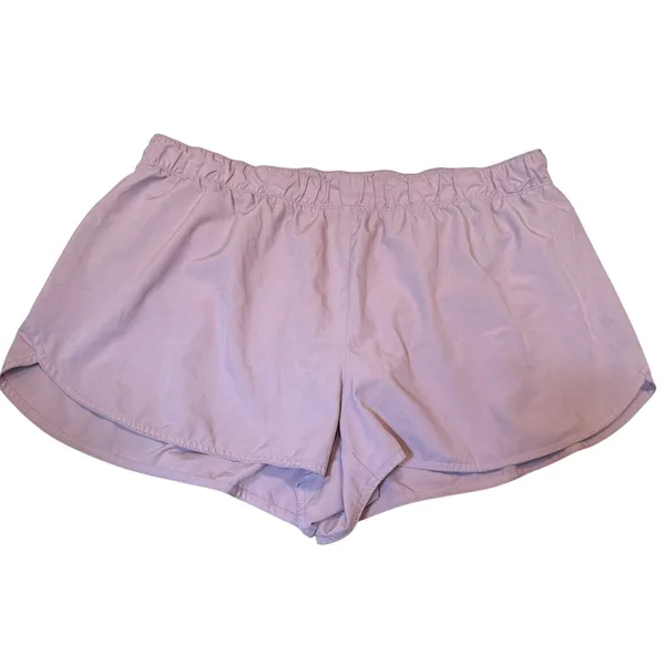 Old Navy Active Stretch Tech Athletic Shorts Light Purple Lined Quick Dry 2X - Image 2