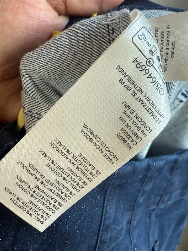 Anthropologie Maeve The Colette Sparkle Crop Wide-Leg Jeans 28 - Image 6