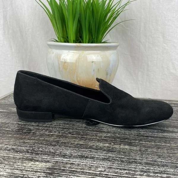 Steve Madden Black Smile Suede Loafers 8.5 - Image 5