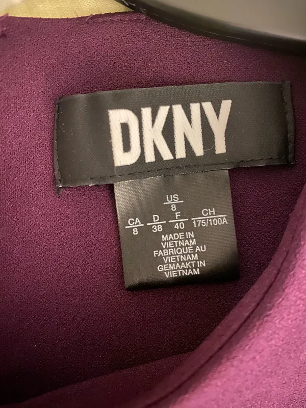 DKNY Burgundy Formal dress - Image 4