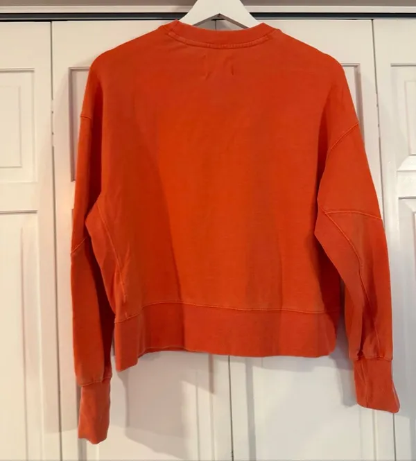 Sunnyside by Sundry orange crewneck pullover size M - Image 5