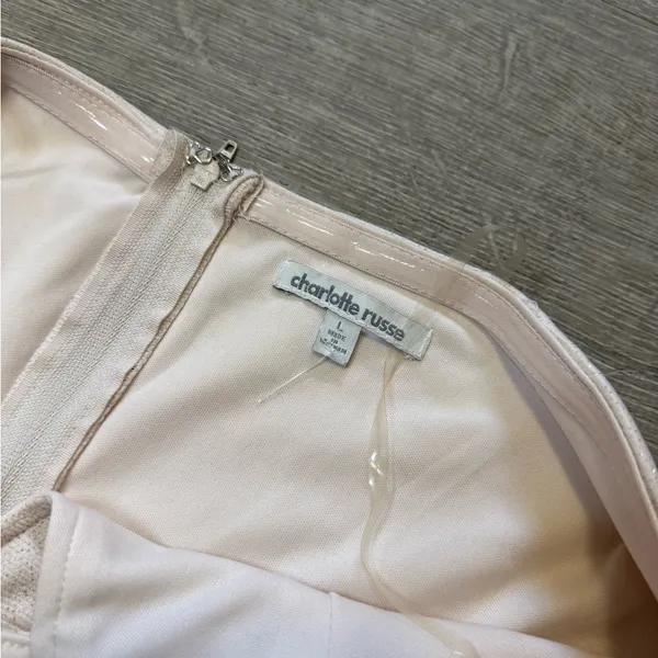 •Charlotte Russe• Light Dusty Pink Strapless Dress - Image 4