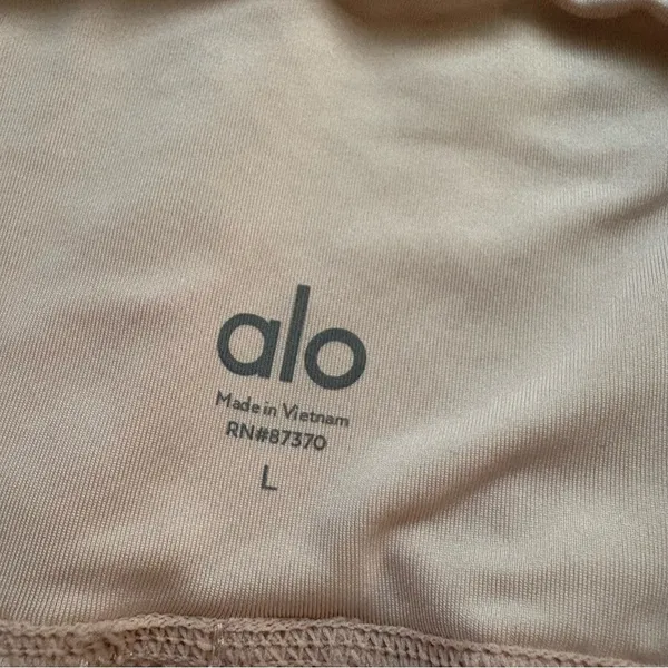 ALO YOGA Pink‎ Nectar Velvet Velour Leggings Size Large Y2K - Image 5