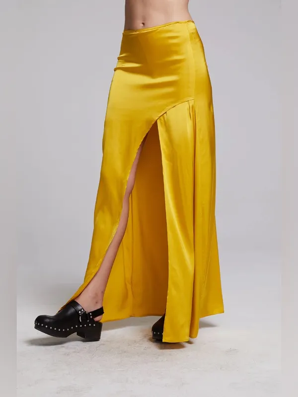 NWT CHASER Noemi‎ Mimosa Maxi Skirt, Small ($98) - Image 2