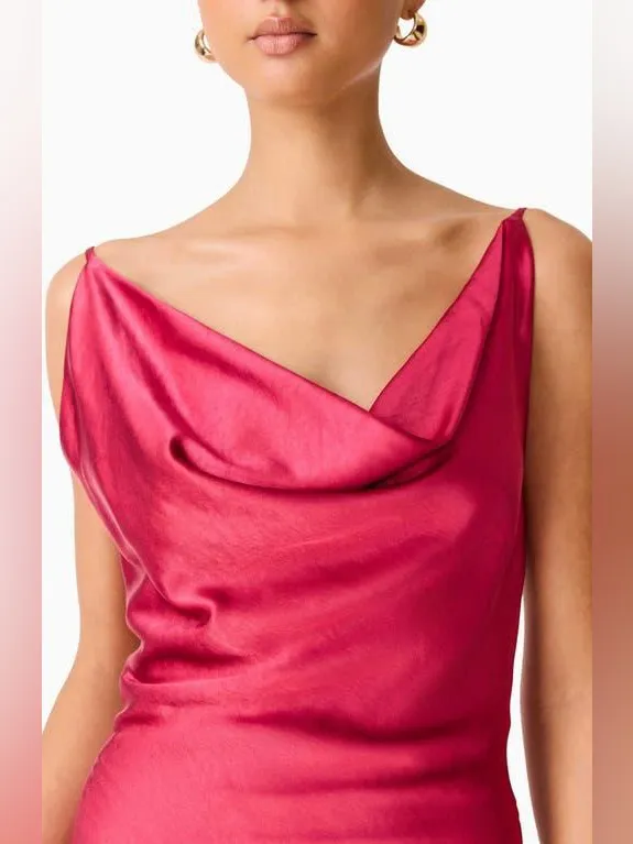 Elliatt Clementine Cowl Neck Evening Gown Medium - Image 3
