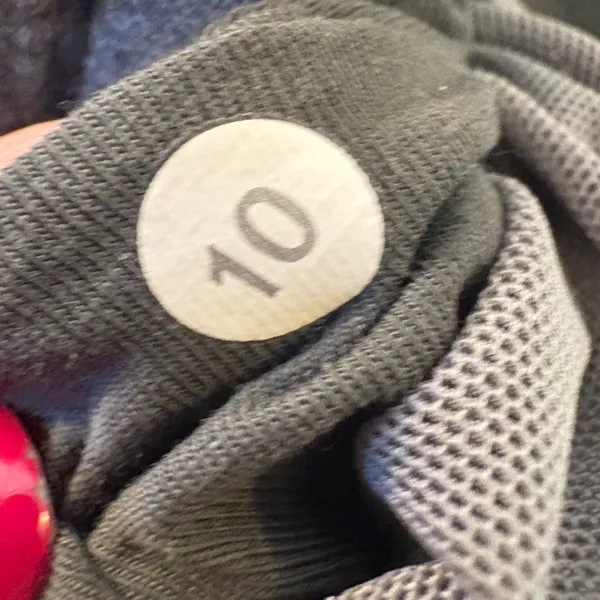 Lululemon Stress Less‎ Pant Size 10 Heathered Dark Gray - Image 6