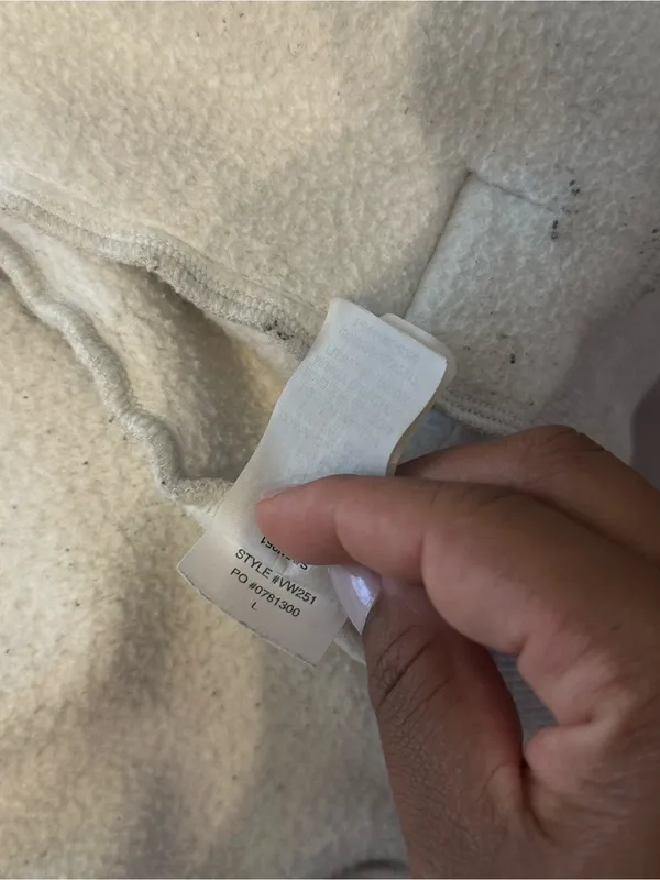 Vuori Restored Hoodie Size L Gray - Image 6