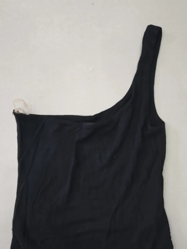 Naked Wardrobe Black One-Shoulder Bodysuit Size S - Image 3